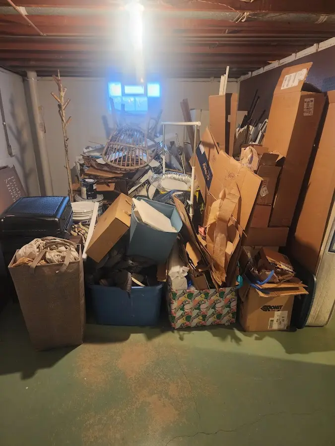 Roll-off dumpster container at job site for Concrete Dumpster Rental in Indian Rocks Beach